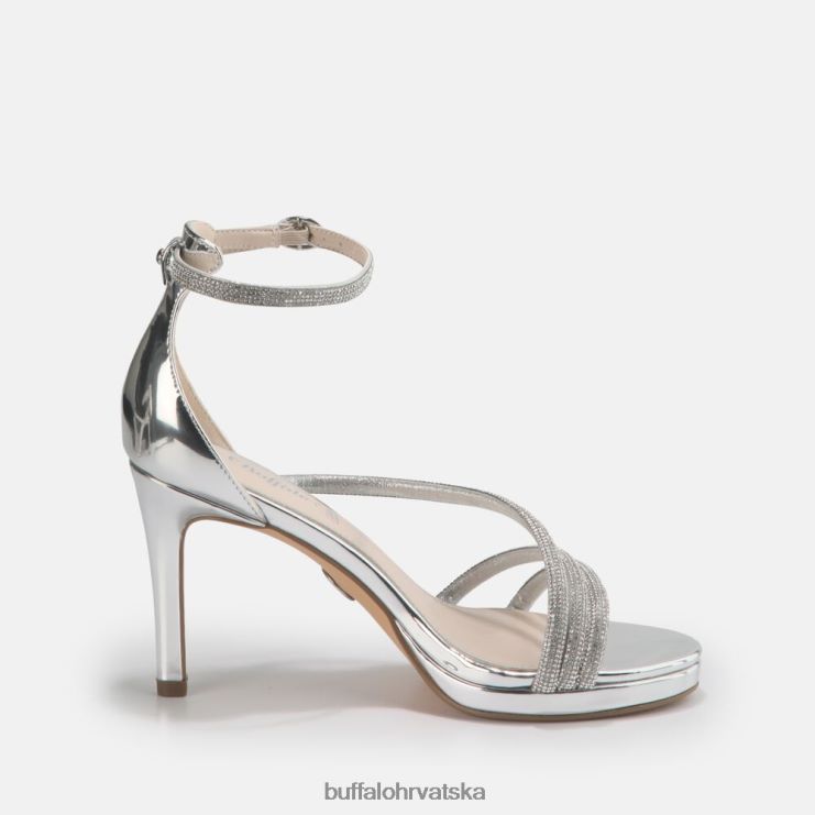 bijela Buffalo serena shine sandala s petom |sandale TDD6T626